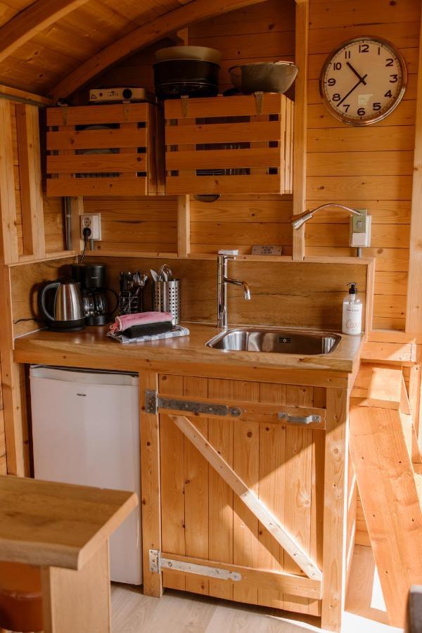 Camping de la Rue pipowagens Sleeuwijk Extérieur photo